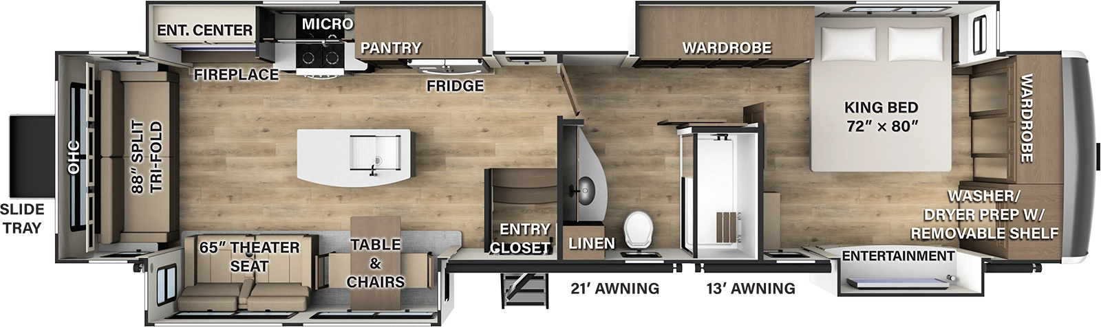 River Ranch 393RL Floorplan